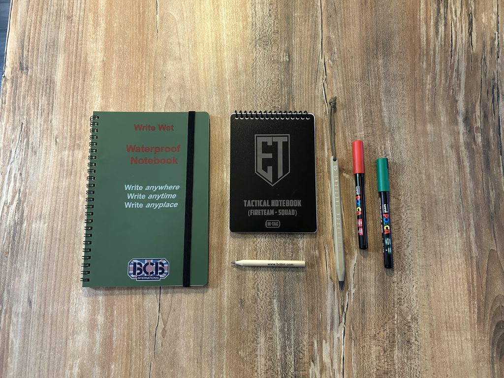 Vodootporni blok za pisanje